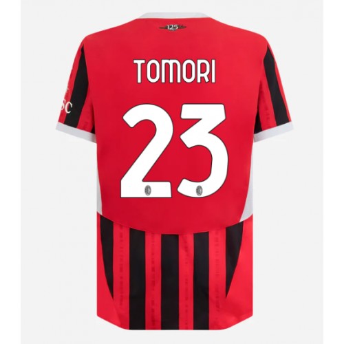 Fotbalové Dres AC Milan Fikayo Tomori #23 Domácí 2024-25 Krátký Rukáv